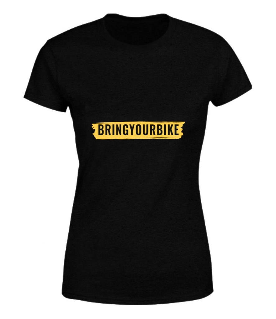 tshirt bringyourbike Black-woman